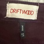 Driftwood  Jackie skinny jeans Embroidered Size 28 Marroon Photo 7