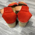 See By Chloe  Glyn Mid Wedge Platform Espadrilles Suede Red 38 Photo 5