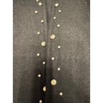 Paige  Womens Studded Wool Blend Jacket Black Collared XS Photo 2