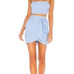 by the way. Light Blue “Milah Wrap Skirt Set” Photo 0