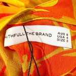 Faithfull the Brand  Odette Tropical Print Mini Halter Dress Photo 6