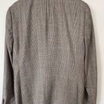 Stafford  Men’s Just Coat Brown Blue Plaid 1 Piece 100%Wool Flannel Slim Fit Peak Photo 1