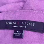 Romeo + Juliet Couture lavender ruffled crop top with lace up back / M / EUC Photo 11