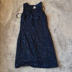 City Triangles  Navy Blue Lace Sequin Dress SIZE 13 Photo 5