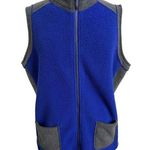 Susan Graver Weekend Faux Fur Colorblock Vest Large Photo 0