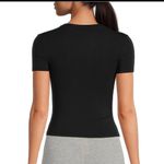 UGG  black cropped short sleeve Miriam Lounge Baby Tee Photo 1