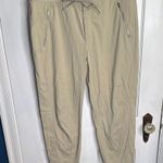 Athleta Trekkie North Jogger Ecru Tan Khaki Mid Rise Pants #405726 W1250 Sz 12 Photo 6