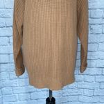 American Eagle women oversize XS/S mock turtleneck knit drop shoulder sweater Photo 1