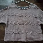 Jennifer Lopez  Cable Knit Sweater - Taupe Photo 0