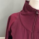 Calia Core fitted full zip sweatshirt jacket large Red Photo 2