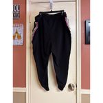 Torrid Black Jogger Pants With Pink/Neon Stripe Side Detail & Drawstring Waist Photo 6