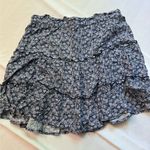 Rachel Zoe  Blue Floral Mini Skirt Photo 0