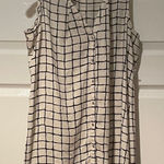 Motherhood  Black and Cream Grid Blouse Photo 0