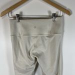 Athleta  Softluxe‎ Tight legging Silver Cloud/Cream Size Medium Yoga Athleisure Photo 4