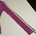 Ulla Johnson  Diana metallic irridescent magenta sweater, ribbed sz Petite (XS) Photo 5