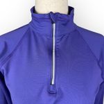 Eastern Mountain Sports 🍋2/$30-EMS Womens TechWick Purple Quarter Zip Pullover Long Sleeve Shirt Hiking Photo 2