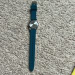 Women’s vintage teal/crystal rubber adjustable watch one size measurements shown Blue Photo 5
