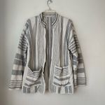 Lovestitch  Baja Beach Cardigan - Ecru Stripe M/L Photo 3