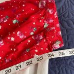 Victoria's Secret  red Floral pajama pants L Photo 1