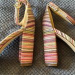 Sam Edelman Yaro Pink Multicolor Stripe Block Heel Sandals Size 6 Photo 5