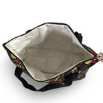 Insulated Large Picnic Tote Black Photo 5