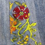Unbranded Bohemian Jean Bag Floral Embroidery Large Photo 1