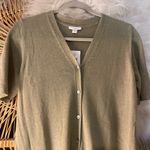 J. Jill NWT Women’s Sage Green Button Photo 1