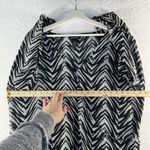 Lane Bryant  14 16 Surplice Top Sheer Black Zebra Split Long Sleeve V-Neck Sexy Photo 6