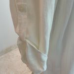 JM Collection Crisp White Linen Shirt sz 20W, NWT Photo 3