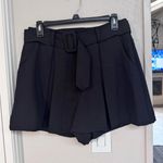 Gianni Bini  High Waist Black Shorts with Flowy Design Photo 0