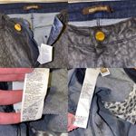 Roberto Cavalli Coated Leopard 5 pocket fit Midrise Skinny Jeans 🆕 42 “Nero” Photo 3
