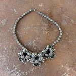 Free People Vintage boho silver beaded statement necklace  Photo 1