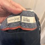 Maison Jules  Blue Indigo Navy Tapered Pants Women's 12 Side Zip Mod Ankle‎ Zip Photo 5