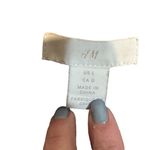 H&M Tan Long Batwing Sleeve Hooded Drawstring Neck Knit Sweater Women Sz L Photo 7