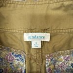 Sundance  Womens Pants 6 Beige Tan Linen Blend Wide Leg Cropped Beachy Casual‎ Photo 2