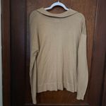 CHAPS NWT  Ralph Lauren Tan Collared Sweater XL Petite Photo 2