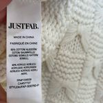 JustFab  Knit Tank Top Creamy White Color With Bow Design NWT Size 1X Photo 6