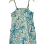Lilly Pulitzer spaghetti strap dress giraffe palm tree print—size 10 Photo 4