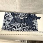 Bellambra Italy Women’s Linen Dress S Blue Tie Dye Sleeveless Bow Strap Boho Photo 11