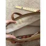 Dooney & Bourke  Red & White Preppy Checkered Plaid Handbag Vintage Y2K Retro Photo 4