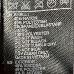 Forever 21  Blazer Black XS Open Front Long Sleeve Pockets Lined Rayon Textured Photo 5