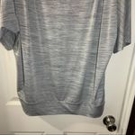 Laura Scott  Grey Scoop Neck Short Sleeve Blouse 1X Photo 4
