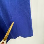 DKNY  Midi Dress Size Small NWT Side-Tie Short Sleeve Stretch Casual Royal Blue Photo 7