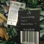 Emily Stacy Floral Maxi Skirt Small NWT Green Photo 4