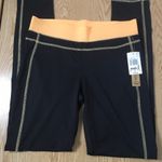 Energie New Women’s  Leggings Stretchy Soft Black/Light Orange Size Medium Photo 2