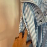 A New Day NWT blue striped tank midi dress with belt 6 Photo 6