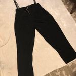 Free People highwaisted button front side drawstrings cotton pants, size small P Photo 2