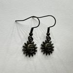 Sun & Moon Earrings Brown Photo 0