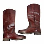 Frye Melissa Button 2 Boot in Mahogany Equestrian Knee High Leather 6 Photo 4