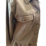 Liverpool  Los Angeles Women's Cargo Peplum Jacket Green Size L Photo 1